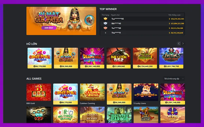 Trò chơi casino trực tuyến và slot NBET hỗ trợ tiếng Việt