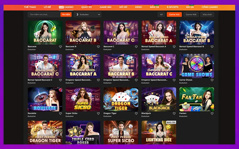 Casino trực tuyến có dealer thật tại SV88
