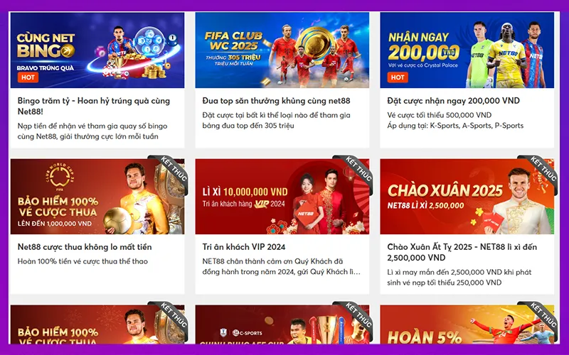 Mục khuyến mãi nhận code game