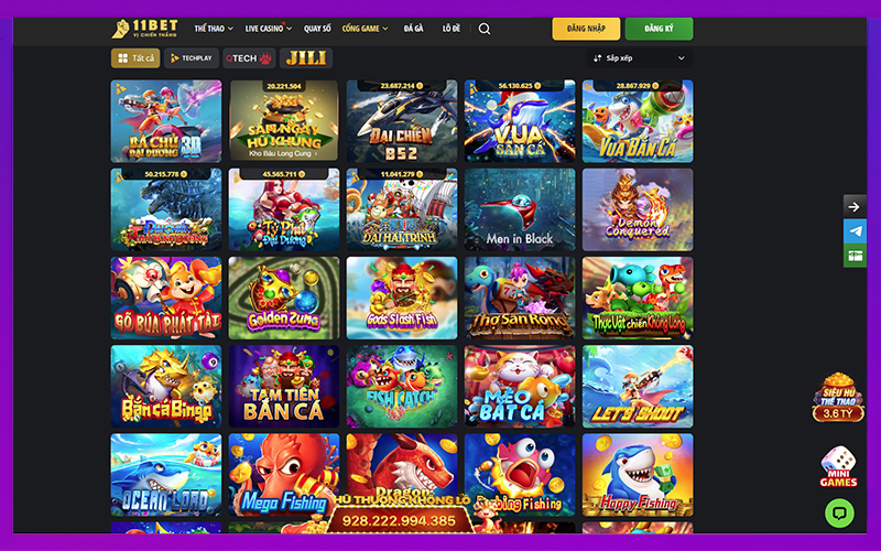 Bắn cá 11BET nổi bật với chính sách thưởng minh bạch
